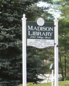 Madison Library Sign