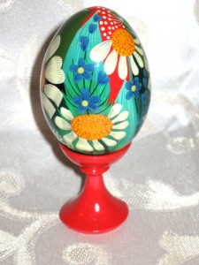 Russian folk art egg