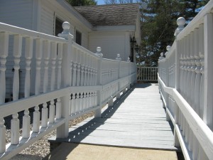 Ramp and railings