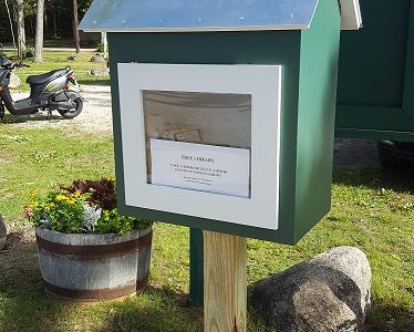 Take a selfie with one of our Little Libraries