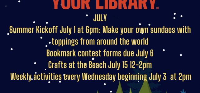 Summer Reading – July events!
